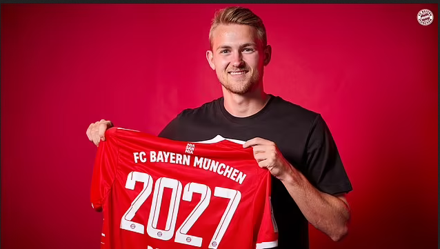 Matthijs de Ligt completes move to Bayern Munich from Juventus